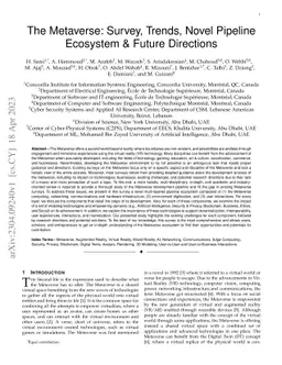 The Metaverse: Survey, Trends, Novel Pipeline Ecosystem & Future
  Directions