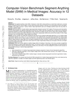Computer-Vision Benchmark Segment-Anything Model (SAM) in Medical
  Images: Accuracy in 12 Datasets