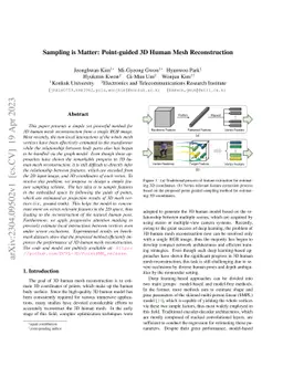 Sampling is Matter: Point-guided 3D Human Mesh Reconstruction