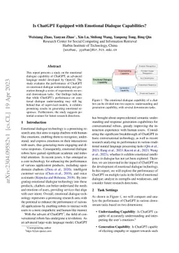 Is ChatGPT Equipped with Emotional Dialogue Capabilities?