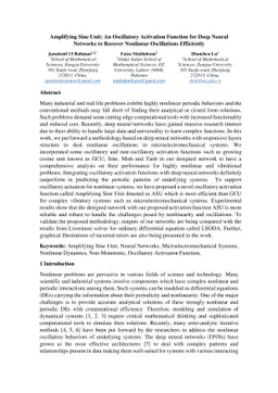Amplifying Sine Unit: An Oscillatory Activation Function for Deep Neural
  Networks to Recover Nonlinear Oscillations Efficiently