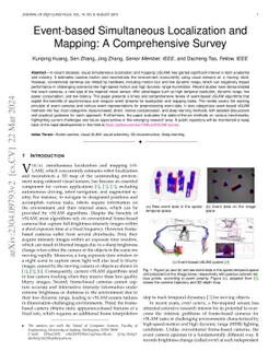 Event-based Simultaneous Localization and Mapping: A Comprehensive
  Survey