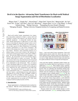 Devil is in the Queries: Advancing Mask Transformers for Real-world
  Medical Image Segmentation and Out-of-Distribution Localization
