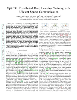 SparDL: Distributed Deep Learning Training with Efficient Sparse
  Communication