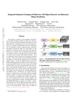 Temporal Enhanced Training of Multi-view 3D Object Detector via
  Historical Object Prediction
