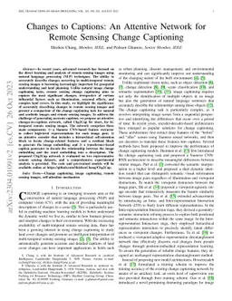 Changes to Captions: An Attentive Network for Remote Sensing Change
  Captioning