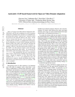 AutoLabel: CLIP-based framework for Open-set Video Domain Adaptation