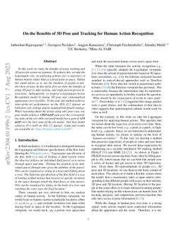 On the Benefits of 3D Pose and Tracking for Human Action Recognition