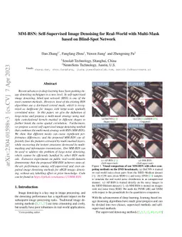 MM-BSN: Self-Supervised Image Denoising for Real-World with Multi-Mask
  based on Blind-Spot Network