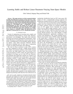 Learning Stable and Robust Linear Parameter-Varying State-Space Models