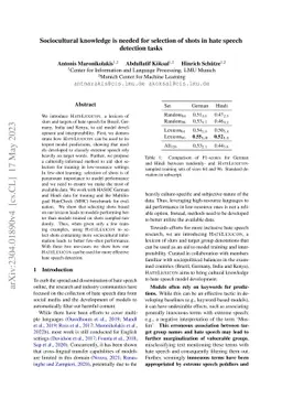 Sociocultural knowledge is needed for selection of shots in hate speech
  detection tasks
