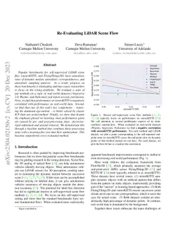 Re-Evaluating LiDAR Scene Flow for Autonomous Driving