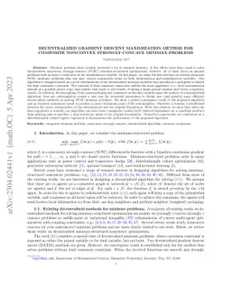 Decentralized gradient descent maximization method for composite
  nonconvex strongly-concave minimax problems