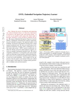 ENTL: Embodied Navigation Trajectory Learner