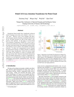 PointCAT: Cross-Attention Transformer for point cloud