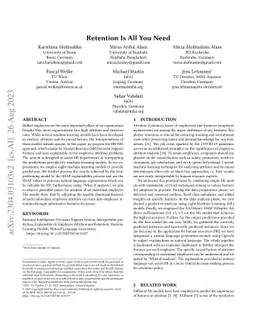 Retention Is All You Need