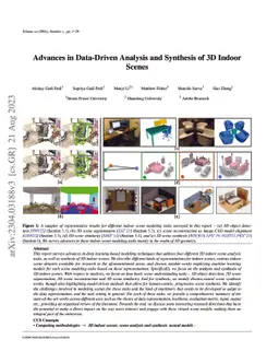 Advances in Data-Driven Analysis and Synthesis of 3D Indoor Scenes