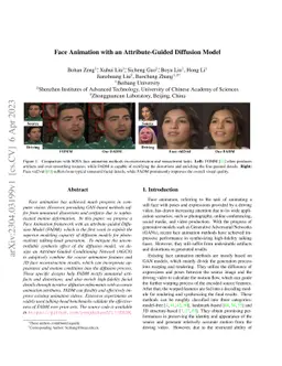 Face Animation with an Attribute-Guided Diffusion Model
