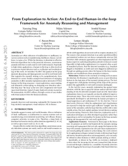 From Explanation to Action: An End-to-End Human-in-the-loop Framework
  for Anomaly Reasoning and Management