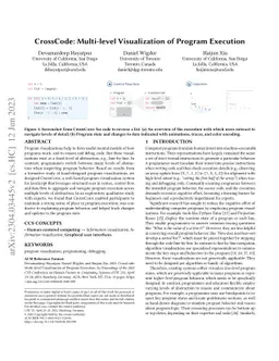 CrossCode: Multi-level Visualization of Program Execution