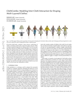 ClothCombo: Modeling Inter-Cloth Interaction for Draping Multi-Layered
  Clothes