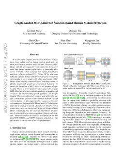 Graph-Guided MLP-Mixer for Skeleton-Based Human Motion Prediction