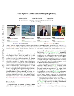 Model-Agnostic Gender Debiased Image Captioning