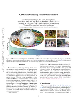 V3Det: Vast Vocabulary Visual Detection Dataset