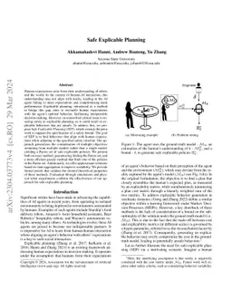 Safe Explicable Planning