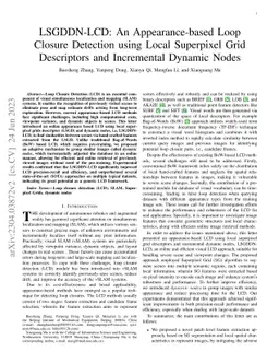 LSGDDN-LCD: An Appearance-based Loop Closure Detection using Local
  Superpixel Grid Descriptors and Incremental Dynamic Nodes