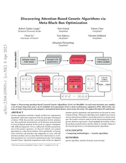 Discovering Attention-Based Genetic Algorithms via Meta-Black-Box
  Optimization