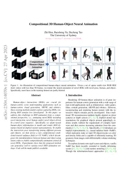 Compositional 3D Human-Object Neural Animation