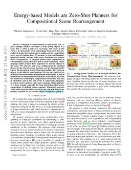 Energy-based Models are Zero-Shot Planners for Compositional Scene
  Rearrangement