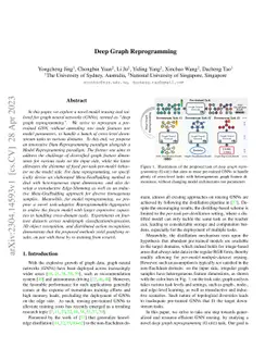 Deep Graph Reprogramming