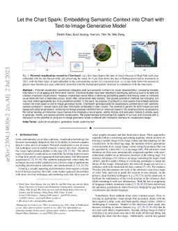 Let the Chart Spark: Embedding Semantic Context into Chart with
  Text-to-Image Generative Model