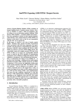 faulTPM: Exposing AMD fTPMs' Deepest Secrets