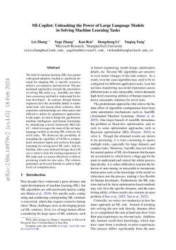 MLCopilot: Unleashing the Power of Large Language Models in Solving
  Machine Learning Tasks