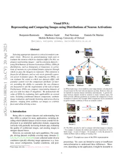 Visual DNA: Representing and Comparing Images using Distributions of
  Neuron Activations