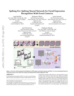 Spiking-Fer: Spiking Neural Network for Facial Expression Recognition
  With Event Cameras