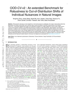 OOD-CV-v2: An extended Benchmark for Robustness to Out-of-Distribution
  Shifts of Individual Nuisances in Natural Images