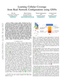Learning Cellular Coverage from Real Network Configurations using GNNs