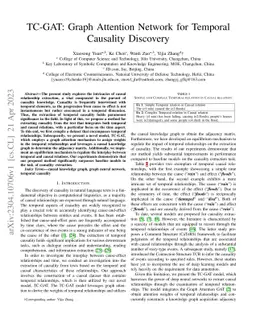 TC-GAT: Graph Attention Network for Temporal Causality Discovery