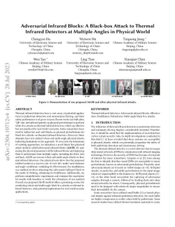 Adversarial Infrared Blocks: A Multi-view Black-box Attack to Thermal
  Infrared Detectors in Physical World
