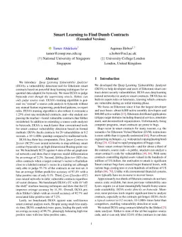 Smart Learning to Find Dumb Contracts (Extended Version)