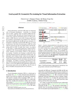 GeoLayoutLM: Geometric Pre-training for Visual Information Extraction