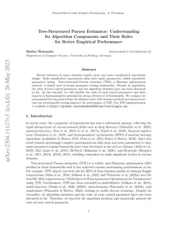 Tree-Structured Parzen Estimator: Understanding Its Algorithm Components and Their Roles for Better Empirical Performance