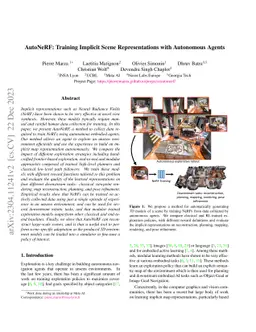 AutoNeRF: Training Implicit Scene Representations with Autonomous Agents