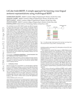 L3Cube-IndicSBERT: A simple approach for learning cross-lingual sentence
  representations using multilingual BERT