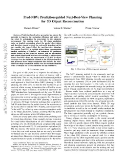 Pred-NBV: Prediction-guided Next-Best-View for 3D Object Reconstruction
