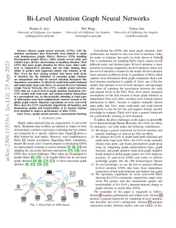 Bi-Level Attention Graph Neural Networks